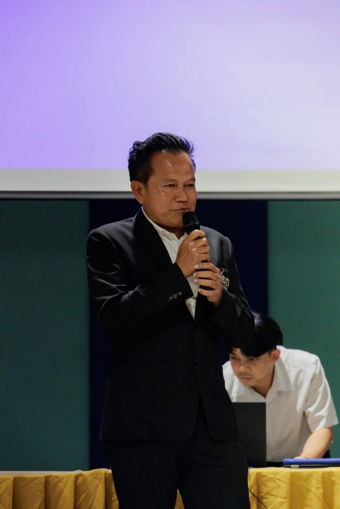 นายกสมาคมศิษย์เก่าฯ ได้เข้าร่วมพบปะพูดคุย โครงการปฐมนิเทศนักศึกษาใหม่ คณะบริหารธุรกิจ - มทร.ศรีวิชัย (RMUTSV)